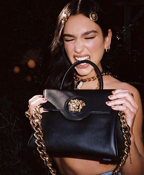 dua lipa versace necklace|dua lipa versace bikini.